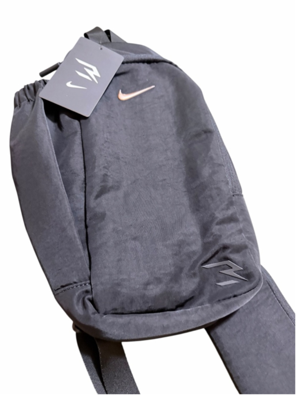 Women's Nike Black Crossbody Bag One Size with Gold Accents - Picture 4 of 8